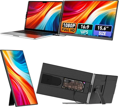 Монитор портативный 15.6" Kwumsy P5 Full HD IPS 60 Гц (102142669) - Уценка