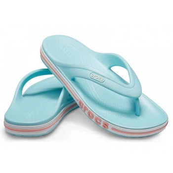 Вьєтнамки фліпи Crocs Bayaband Flip Ice Blue/Melon 38 (EU 38-39) блакитні