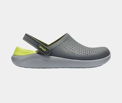 Крокси сабо Crocs Literide Grey Light green 37 сірі