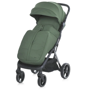 Детская прогулочная коляска EL CAMINO BEYA (ME 1127-B Khaki Green) с чехлом на ножки
