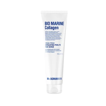 Відлущувальний перлітовий скраб для обличчя Bio Marine Collagen з колагеном та клітинною водою 100 гр