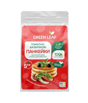 Суміш для випічки Green Leaf Томатно-базилікові панкейки 300 г