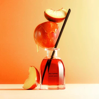 Парфумований аромадифузор для дому Sister’s Aroma Home Fragrance Nectarine з фруктово-квітковим ароматом 140 мл