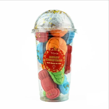 Набір дитячих бомбочок для ванни Top Beauty Bath Bomb For Kids Merry Christmas 400 г