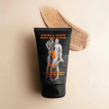 Скраб для тіла Sister’s Aroma Body Spa Scrub Sugar Porn з морською сіллю та ароматом паленого цукру, рожевого перцю та кашеміру 150 г