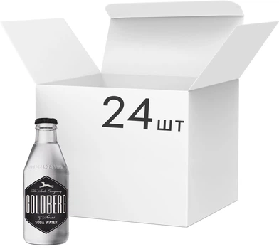 Упаковка напою Goldberg Soda Water 200 мл х 24 шт (4025127095025)