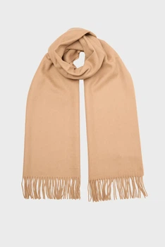 Жіночий бежевий вовняний шарф WOOL WOVEN SCAR Gant OS 4920203