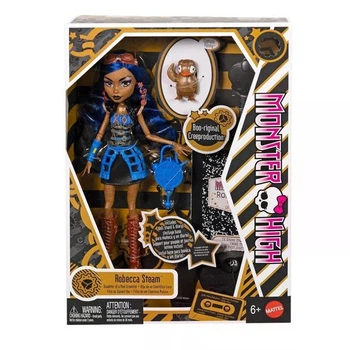 Лялька Monster High Robecca Steam in with Pet Penguin Captain Penny - Монстр Хай Робекка Стім з пінгвіном Капітаном Пенні (X6948) - Ігровий набір Mattel