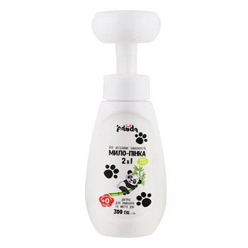 Мыло-пенка Small Panda 2в1 для детей 0+ "Без слез" 300 г (DN33034)