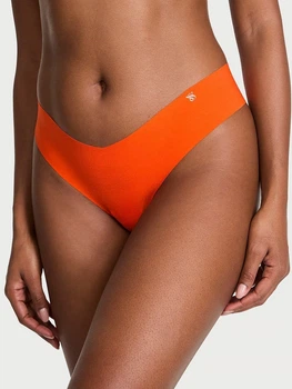 Безшовні трусики тонг Victoria's Secret No-Show Thong Panty - M - Помаранчевий