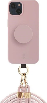 Etui Just Elegance 3in1 PopGrip do Apple iPhone 15 Rose (4062519304945)