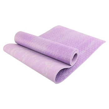 Коврик для фитнеса и йоги SP-Sport Eco Friendly Yoga Mat 8546 размер 183x61x1см Violet