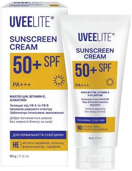 UVEELITE® SPF 50+ PROTECT & MOISTURE / УФ-ЛАЙТ SPF 50+ захист та зволоження 60г