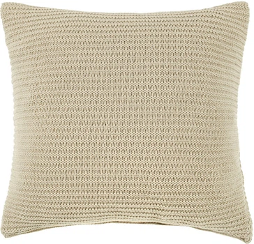 Наволочка вязаная Home Line Tonk Line Шахматка Кофейная 40х40 см (193271 HL)