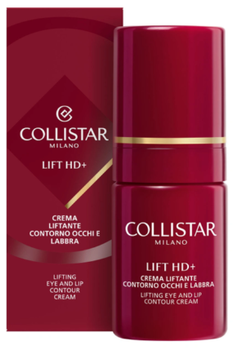 Крем для шкіри навколо очей і губ Collistar Lift HD+ підтягуючий 15 мл (8015150012997)