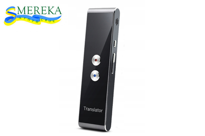 Портативний інтелектуальний голосовий перекладач Smereka T8+ 68+ мов гарантія 12 місяців