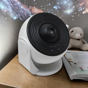 Проектор зоряного неба Galaxy Projector 360° нічник домашній планетарій 13 слайдів 10Вт дитячий нічник лампа