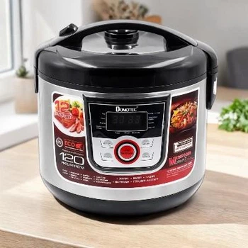 Мультиварка Domotec MS 5 л 1500 Вт 12 программ Мастер Шеф Лайт черная (6Z77)