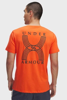 Чоловіча помаранчева футболка UA RUN 96 SHORTSLEEVE Under Armour M 1389823-847