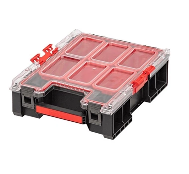 Органайзер QBRICK пластиковый 364х264х106 мм черный 4 л 5 отделений (724173)