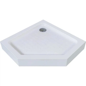 Душевой поддон MIXXUS ABS 90x90 см Белый пятиугольный с сифоном (691835)
