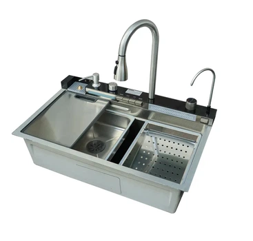 Мойка Mixxus нержавеющая сталь 750х460 мм Decor с встроенным смесителем (691640)