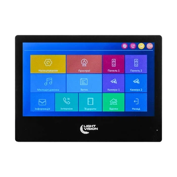 Відеодомофон 10" WiFi Tuya Light Vision SINGAPORE FHD Black