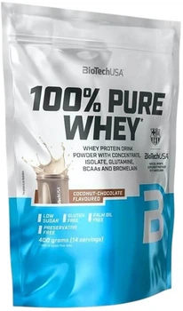 Протеин Biotech 100% Pure Whey 400 г Кокос-шоколад (5999076269563)