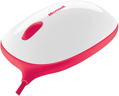 Миша Microsoft Express USB White-Red (T2J-00003)