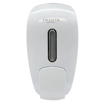 Дозатор рідкого мила Trento Figuro, 0.9 л, ABS-пластик, білий