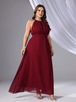 Жіноча сукня SHEIN 909526-1 2XL бордовий (2000005145452)