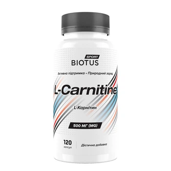 L-карнітин Biotus (L-Carnitine) 120 капсул (BIO-532146)