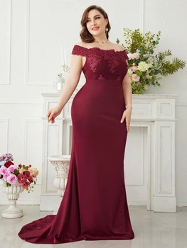 Жіноча сукня SHEIN 909414-5.1 2XL бордовий (2000005142604)