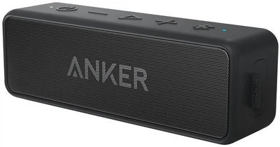 Портативна Bluetooth колонка Anker Soundcore 2 12W IPX7, BassUp, 24 години роботи, водозахищена акустика
