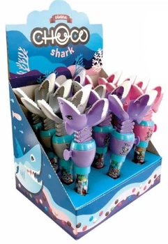 Набір Драже ОБАНА CHOCO SHARK з іграшкою 15 г 12 шт упаковка (521002) асорті