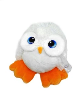 Мягкая игрушка на присосках "Совенок Снежок" белая, 12см, Dreamtoys (SOVAбіла)