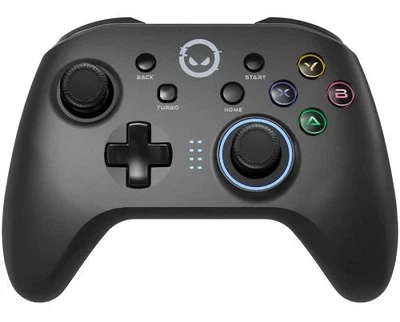 Геймпад Lorgar TRIX 510, Black, бездротовий (Bluetooth / 2.4GHz), Switch / PS3 / PC / Android / iOS, 16 кнопок, вібрація, LED підсвічування, акумулятор 600 mAh, кабель USB Type-C (LRG-GP510)