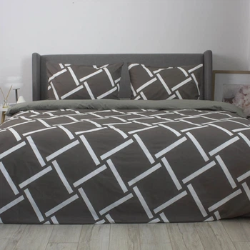 Постельное белье ТЕП Happy Sleep Khaki Angles Ранфорс евро наволочки 50х70 см Хаки (53960200215)