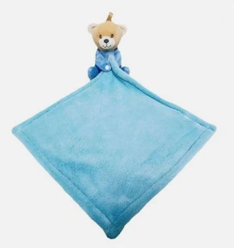 Полотенце со съемной игрушкой 35см Мишка, пак. 20*45см, Tulilo (9435)