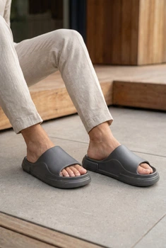 Шльопанці чоловічі Fashion графіт 350941_43 (27.5 см)