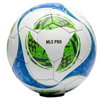 Мяч футбольный №5 Grippy белый-синий-зеленый GR4-MLS