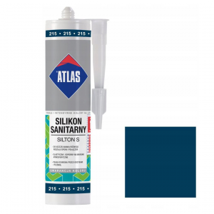 Герметик силиконовой санитарний ATLAS SILTON S 0215 чернильный 280 ml