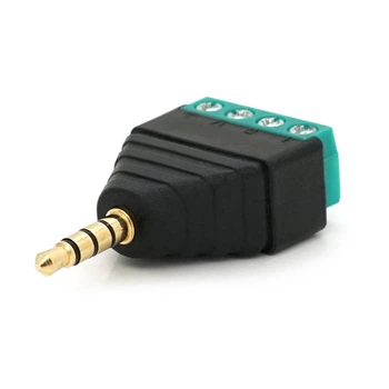 Роз'єм для підключенняminiJack 2.5 Stereo (4 контакти) із клемами під кабель Q100 (UG-30841)