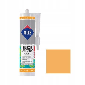 Герметик силиконовой санитарний ATLAS SILTON S 0213 мандариновой 280 ml