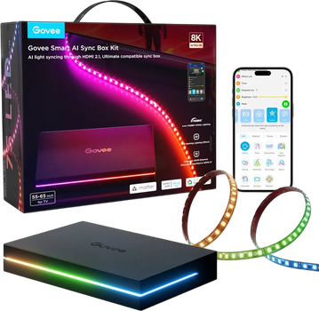 Centralka oświetlenia LED Govee H8604 AI Sync Box 2 Hub (H8604C12)