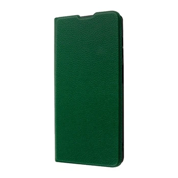 Защитный Чехол-книга FIBRA Leather Flip iPhone 15Pro Темно-зеленый
