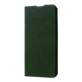 Чехол-книжка Fibra Leather Flip для Xiaomi Redmi Note 7, темно-зеленый