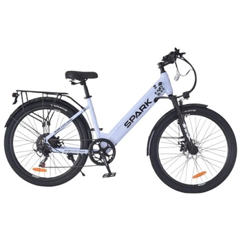 Велосипед с электромотором SPARK E-CITY EASY WAY 17" 48V/500W/12,5Ah голубой