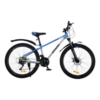 Велосипед SPARK BLINK (колеса - 26", сталева рама - 13") синій з сірим