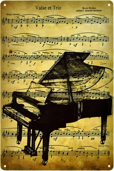 Металева табличка "Valse Et Trio" (ms-104946)
